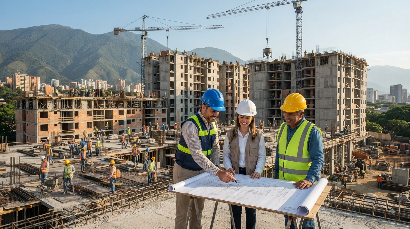Cámara Inmobiliaria de Venezuela destaca construcción como motor de recuperación